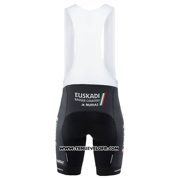 2017 Maillot Ciclismo Euskadi Vert et Noir Manches Courtes et Cuissard